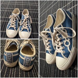 Jimmy choo denim sneakers